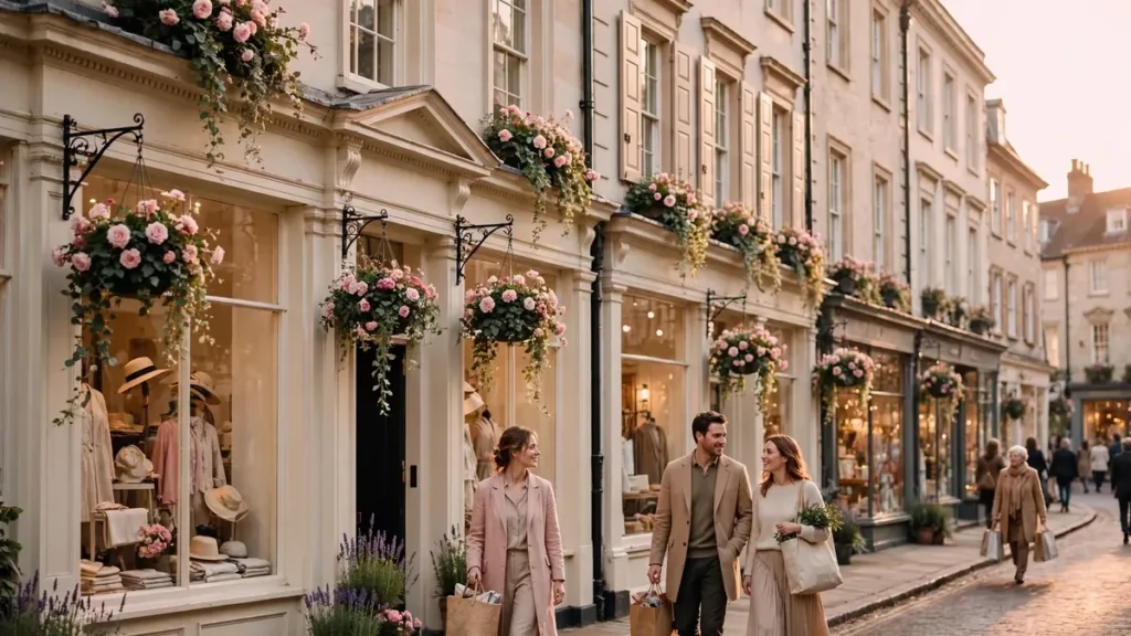 Royal Leamington Spa high street with boutique shopfronts — guide to choosing a marketing agency in Leamington Spa