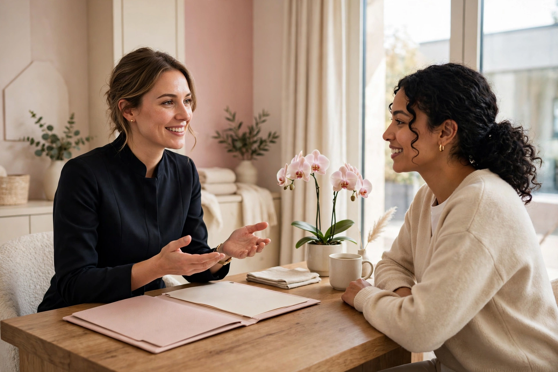 Aesthetics clinic consultation — the moment clinic marketing should be built around